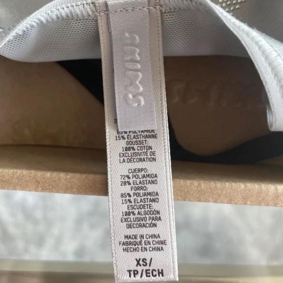 SKIMS Rhinestone Stretch Satin String Thong Two Pack XS - Picture 9 of 11